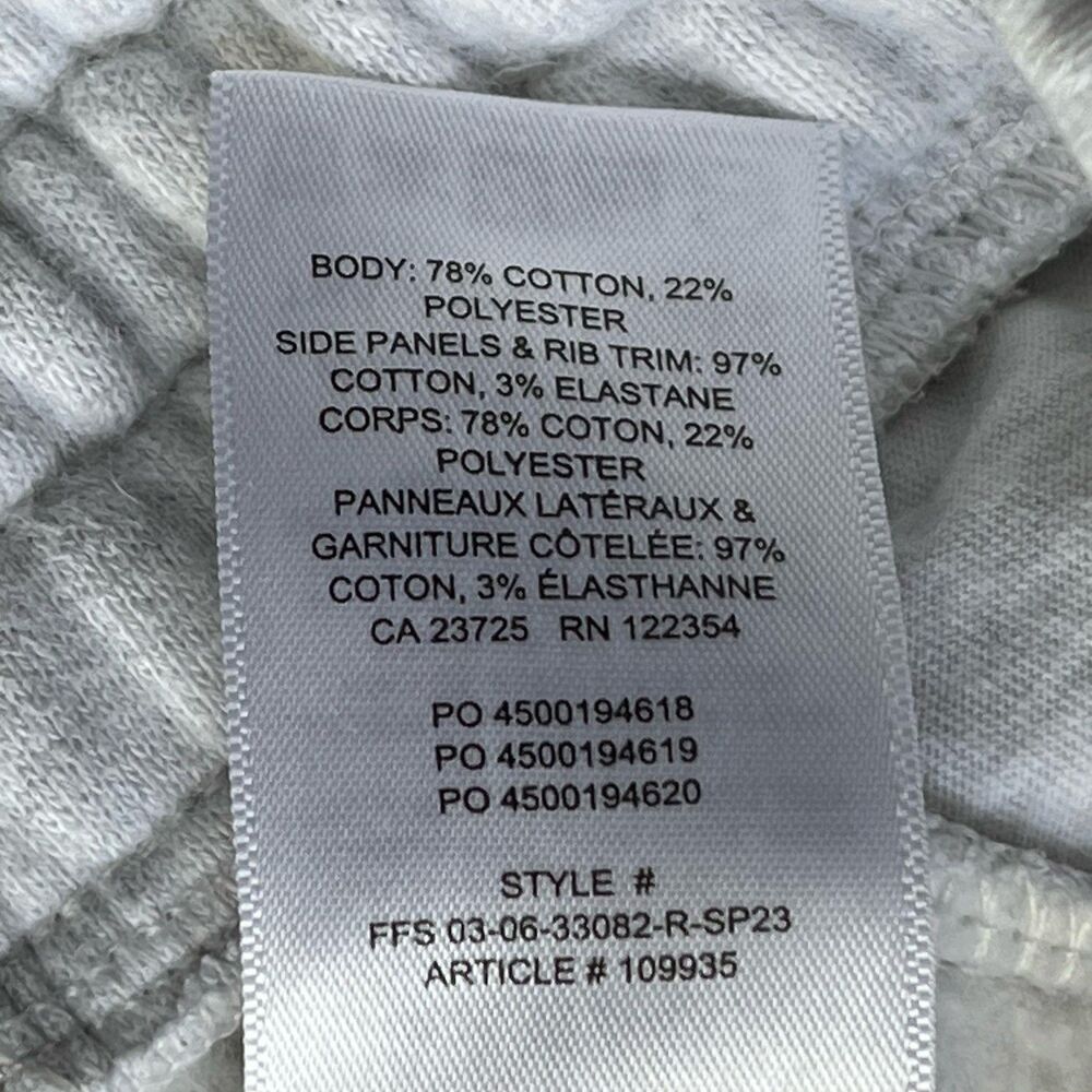 TNA Boyfriend Fit Sweatpants Aritzia Sweatfleece Cozy Fleece Pants Small Gray - Picture 12 of 12